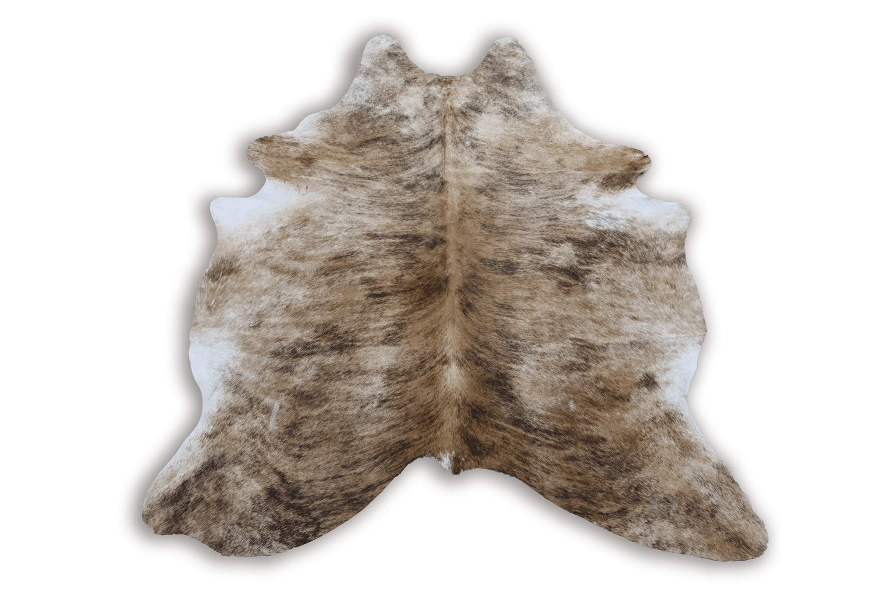 Brindle (6.10 X 5.2 ft.) Exact As Photo BRAZILIAN Cowhide Rug | 100% Natural Cowhide Area Rug | Real Leather Cow Skin Rug | BZ222
