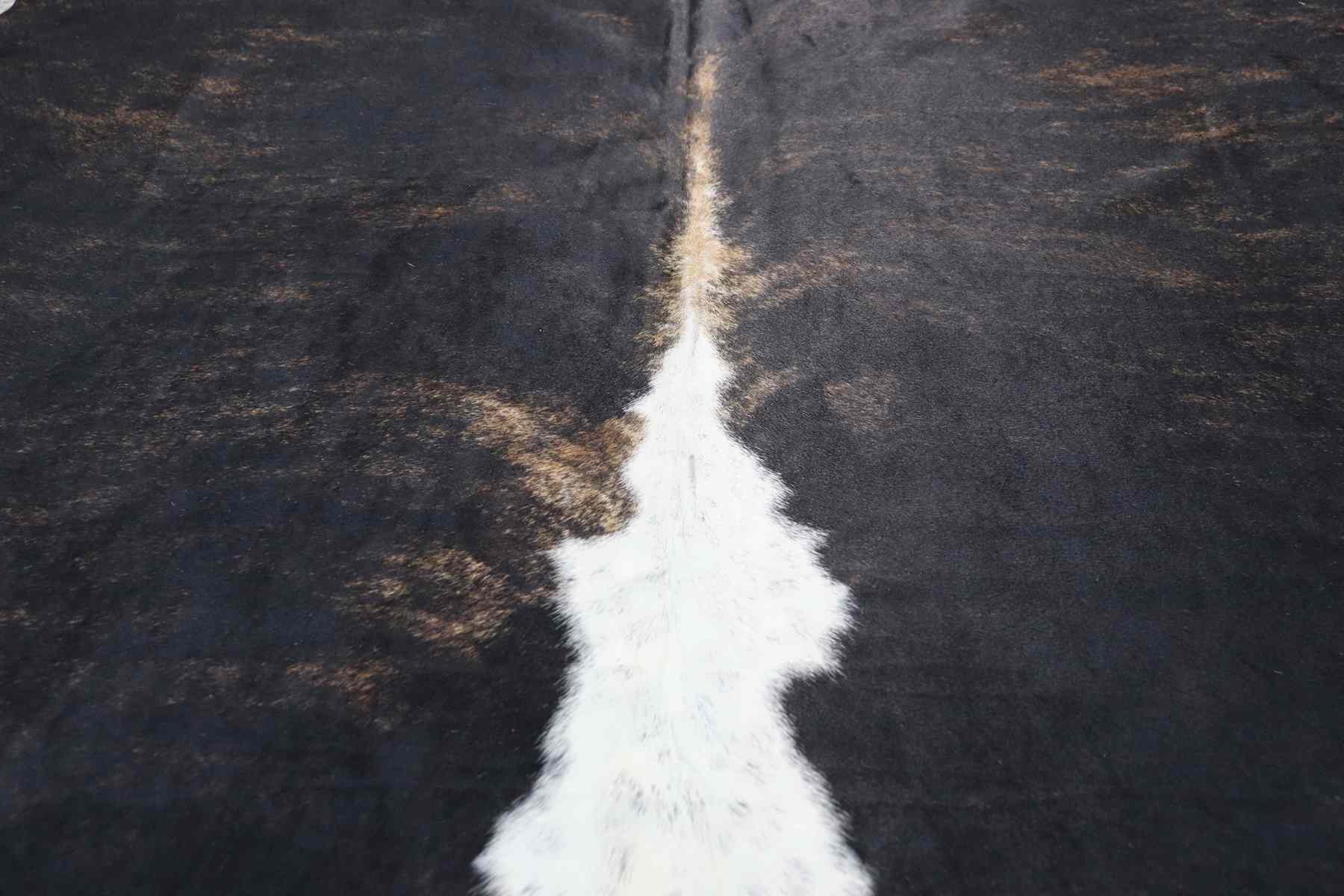 Tricolor (6 X 5.10 ft.) Exact As Photo BRAZILIAN Cowhide Rug | 100% Natural Cowhide Area Rug | Real Leather Cow Skin Rug | BZ226