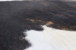 Tricolor (6 X 5.10 ft.) Exact As Photo BRAZILIAN Cowhide Rug | 100% Natural Cowhide Area Rug | Real Leather Cow Skin Rug | BZ226