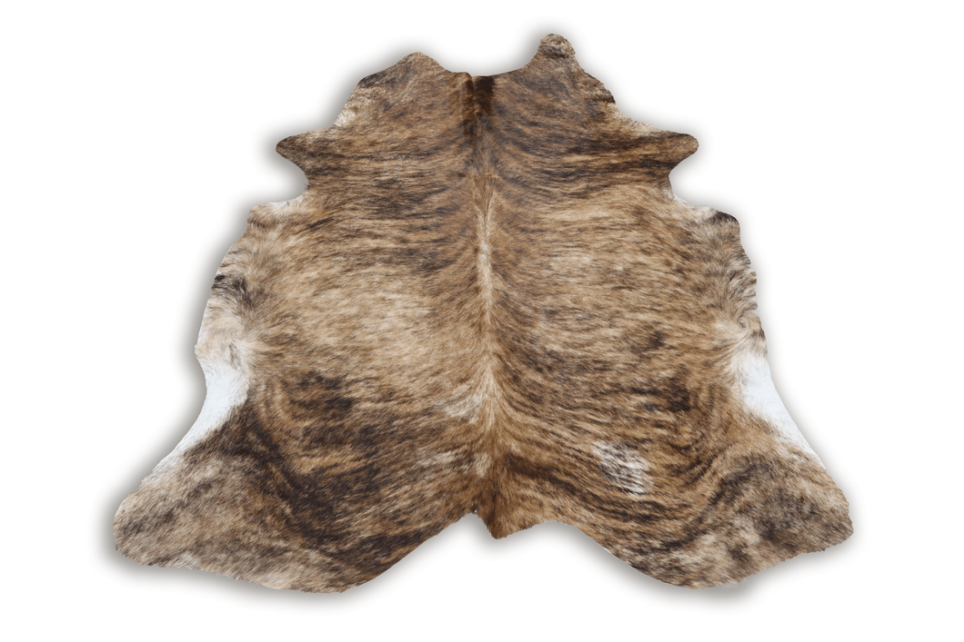 Brindle (7 X 5.10 ft.) Exact As Photo BRAZILIAN Cowhide Rug | 100% Natural Cowhide Area Rug | Real Leather Cow Skin Rug | BZ232