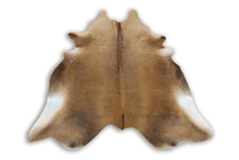 Load image into Gallery viewer, Brown (7.6 X 6.2 ft.) Exact As Photo BRAZILIAN Cowhide Rug | 100% Natural Cowhide Area Rug | Real Leather Cow Skin Rug | BZ237
