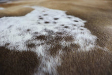 Load image into Gallery viewer, Tricolor (7.3 X 5.11 ft.) Exact As Photo BRAZILIAN Cowhide Rug | 100% Natural Cowhide Area Rug | Real Leather Cow Skin Rug | BZ247
