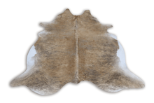 Load image into Gallery viewer, Light Brown White Brindle (6.8 X 6.5 ft.) Exact As Photo BRAZILIAN Cowhide Rug | 100% Natural Cowhide Area Rug | Real Leather Cow Skin Rug | BZ255
