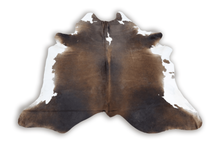 Load image into Gallery viewer, Tricolor (7 X 6.2 ft.) Exact As Photo BRAZILIAN Cowhide Rug | 100% Natural Cowhide Area Rug | Real Leather Cow Skin Rug | BZ274
