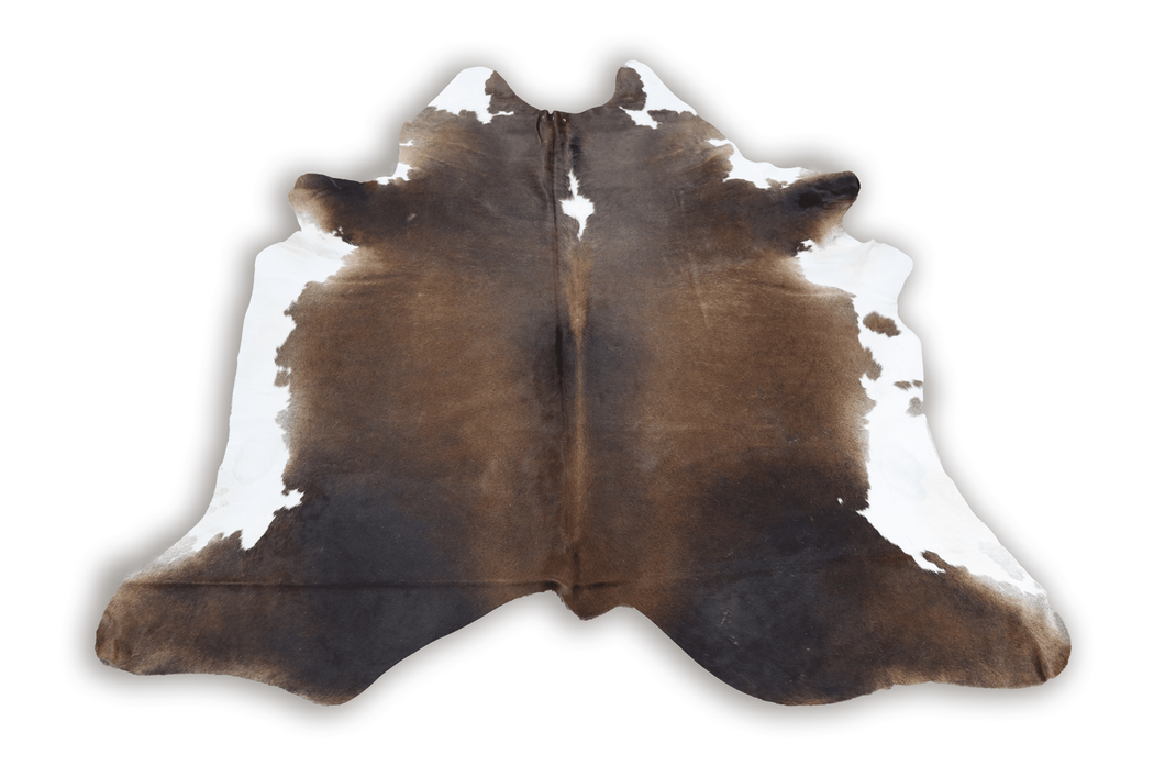 Tricolor (7 X 6.2 ft.) Exact As Photo BRAZILIAN Cowhide Rug | 100% Natural Cowhide Area Rug | Real Leather Cow Skin Rug | BZ274
