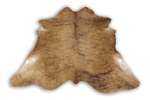 Brown Brindle (6.10 X 6.6 ft.) Exact As Photo BRAZILIAN Cowhide Rug | 100% Natural Cowhide Area Rug | Real Leather Cow Skin Rug | BZ307