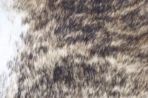 Tricolor Brindle (6.3 X 5.9 ft.) Exact As Photo BRAZILIAN Cowhide Rug | 100% Natural Cowhide Area Rug | Real Leather Cow Skin Rug | BZ308