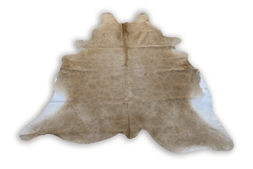 Light Brown (6.6 X 6.7 ft.) Exact As Photo BRAZILIAN Cowhide Rug | 100% Natural Cowhide Area Rug | Real Leather Cow Skin Rug | BZ314