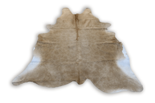 Load image into Gallery viewer, Light Brown (6.6 X 6.7 ft.) Exact As Photo BRAZILIAN Cowhide Rug | 100% Natural Cowhide Area Rug | Real Leather Cow Skin Rug | BZ314
