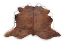 Load image into Gallery viewer, Tricolor (6.5 X 6.5 ft.) Exact As Photo BRAZILIAN Cowhide Rug | 100% Natural Cowhide Area Rug | Real Leather Cow Skin Rug | BZ323
