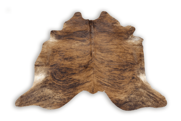 Brown Brindle (7 X 6.4 ft.) Exact As Photo BRAZILIAN Cowhide Rug | 100% Natural Cowhide Area Rug | Real Leather Cow Skin Rug | BZ324