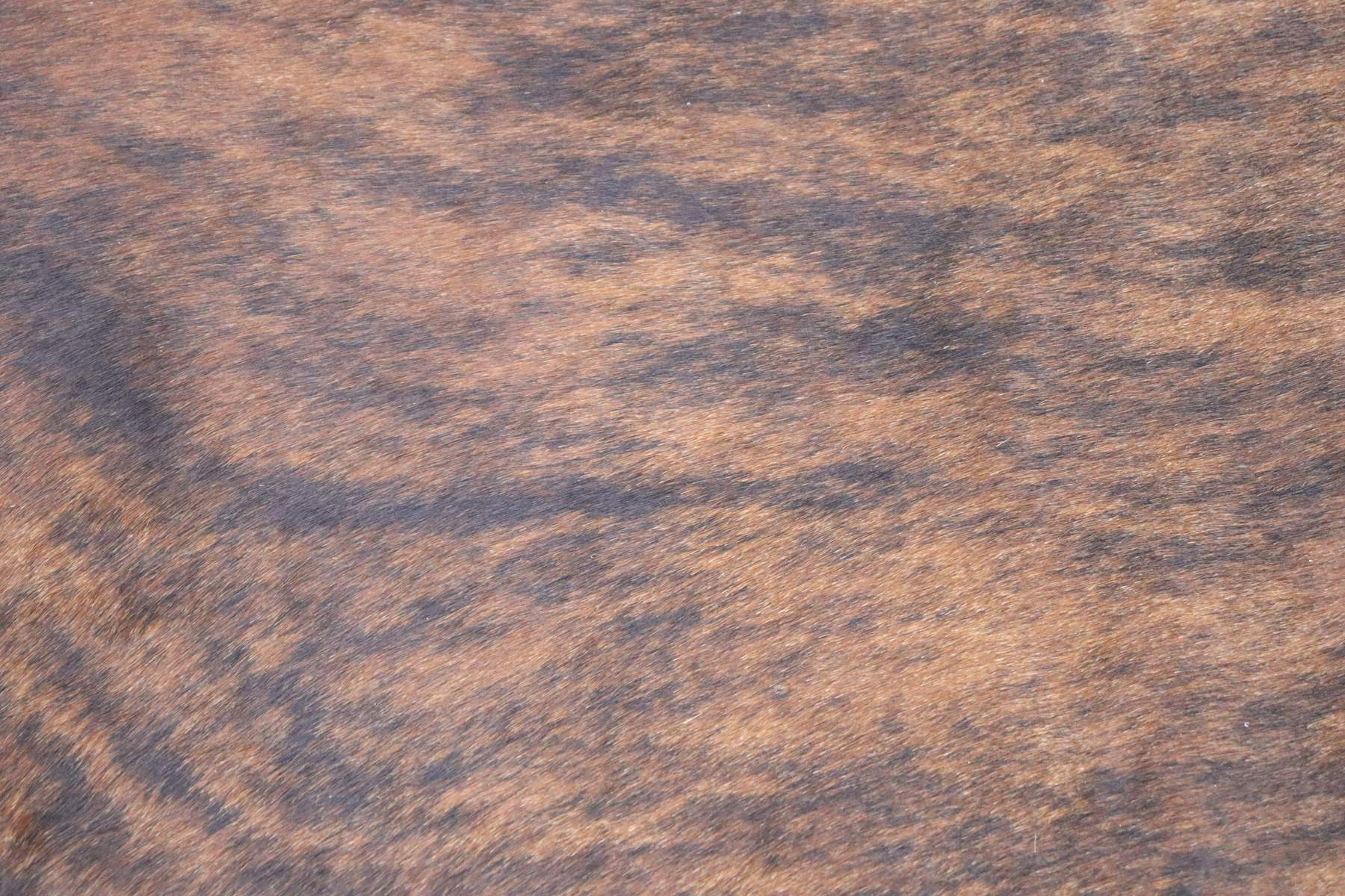 Brown Brindle (8.4 X 7.5 ft.) Exact As Photo BRAZILIAN Cowhide Rug | 100% Natural Cowhide Area Rug | Real Leather Cow Skin Rug | BZ326