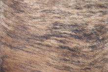 Load image into Gallery viewer, Tricolor Brindle (7.11 X 7.7 ft.) Exact As Photo BRAZILIAN Cowhide Rug | 100% Natural Cowhide Area Rug | Real Leather Cow Skin Rug | BZ330
