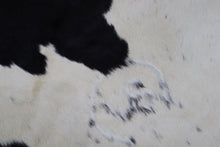 Load image into Gallery viewer, Tricolor (6.2 X 5.9 ft.) Exact As Photo BRAZILIAN Cowhide Rug | 100% Natural Cowhide Area Rug | Real Leather Cow Skin Rug | BZ341
