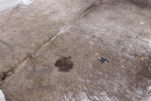 Tricolor (6.4 X 6.2 ft.) Exact As Photo BRAZILIAN Cowhide Rug | 100% Natural Cowhide Area Rug | Real Leather Cow Skin Rug | BZ346