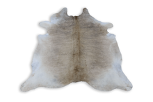 Load image into Gallery viewer, Light Brownish Grey (6.6 X 5.11 ft.) Exact As Photo BRAZILIAN Cowhide Rug | 100% Natural Cowhide Area Rug | Real Leather Cow Skin Rug | BZ370
