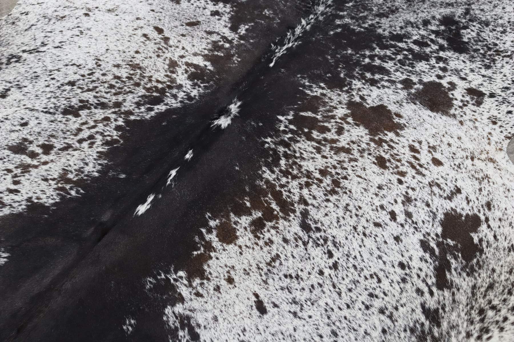 Black White (7.9 X 6.5 ft.) Exact As Photo BRAZILIAN Cowhide Rug | 100% Natural Cowhide Area Rug | Real Leather Cow Skin Rug | BZ384