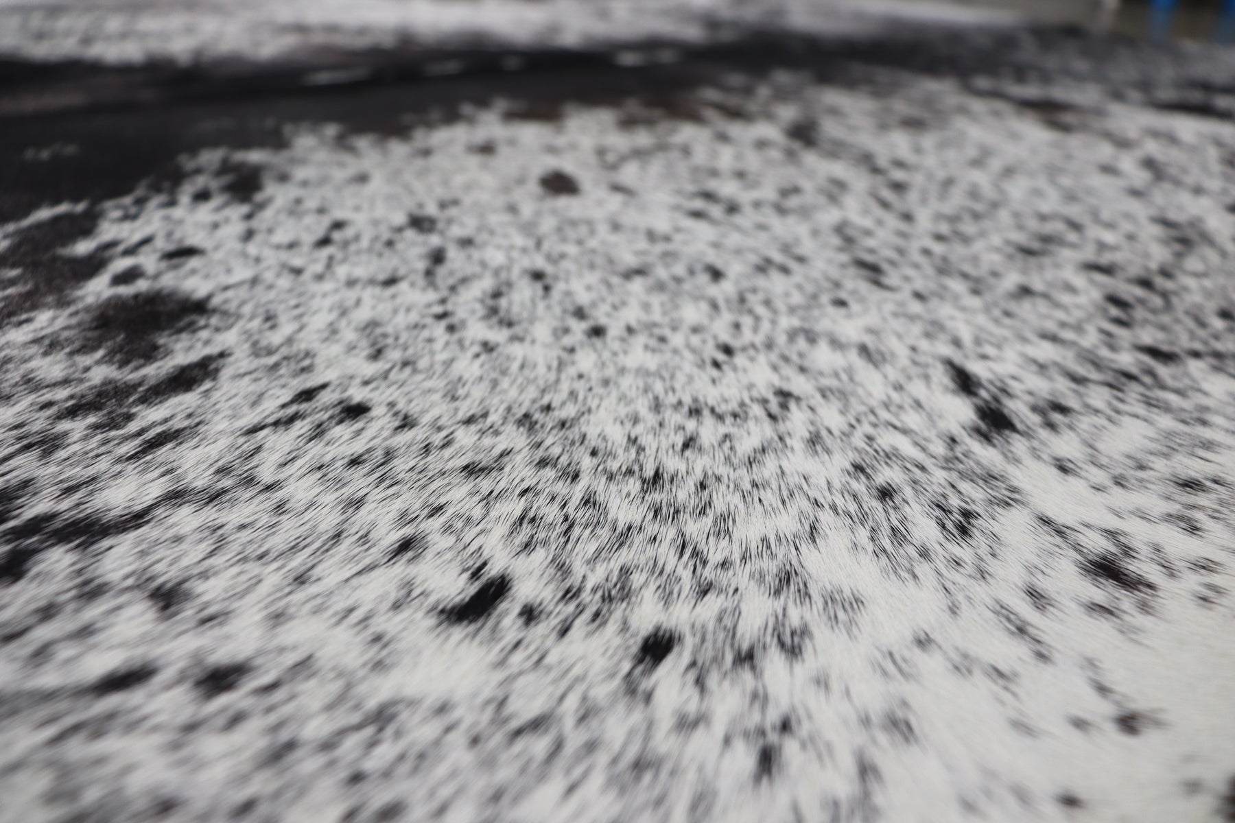 Black White (7.9 X 6.5 ft.) Exact As Photo BRAZILIAN Cowhide Rug | 100% Natural Cowhide Area Rug | Real Leather Cow Skin Rug | BZ384