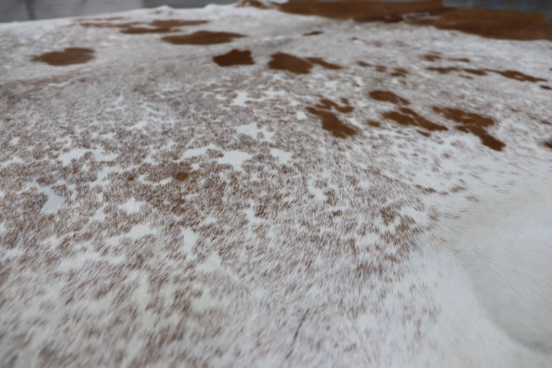Brown White (7.7 X 6.9 ft.) Exact As Photo BRAZILIAN Cowhide Rug | 100% Natural Cowhide Area Rug | Real Leather Cow Skin Rug | BZ391