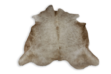 Load image into Gallery viewer, Light Brown (6.1 X 5.7 ft.) Exact As Photo BRAZILIAN Cowhide Rug | 100% Natural Cowhide Area Rug | Real Leather Cow Skin Rug | BZ396
