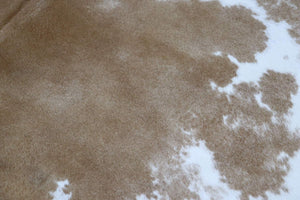 Light Brown (6.3 X 5.5 ft.) Exact As Photo BRAZILIAN Cowhide Rug | 100% Natural Cowhide Area Rug | Real Leather Cow Skin Rug | BZ397