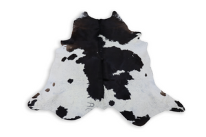 Black White (7.1 X 6.10 ft.) Exact As Photo BRAZILIAN Cowhide Rug | 100% Natural Cowhide Area Rug | Real Leather Cow Skin Rug | BZ404