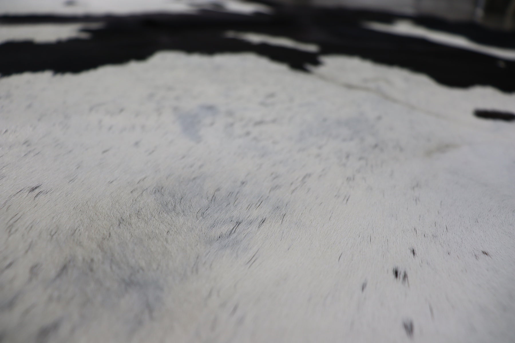 Black White (7.1 X 6.10 ft.) Exact As Photo BRAZILIAN Cowhide Rug | 100% Natural Cowhide Area Rug | Real Leather Cow Skin Rug | BZ404