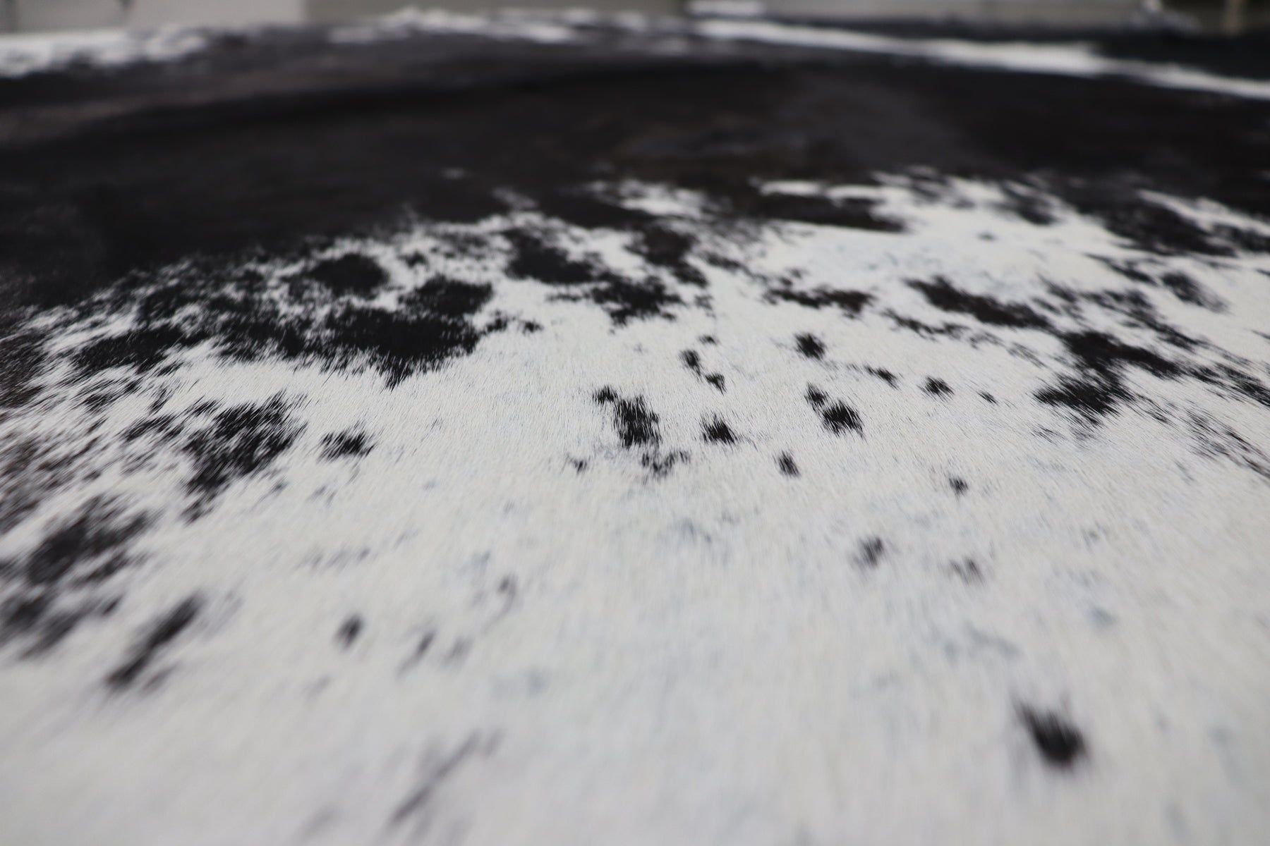 Black White (6.9 X 5.5 ft.) Exact As Photo BRAZILIAN Cowhide Rug | 100% Natural Cowhide Area Rug | Real Leather Cow Skin Rug | BZ405