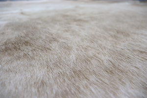 Light Brown White (8.2 X 7.3 ft.) Exact As Photo BRAZILIAN Cowhide Rug | 100% Natural Cowhide Area Rug | Real Leather Cow Skin Rug | BZ418