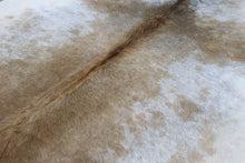 Load image into Gallery viewer, Brown White (6.6 X 6.2 ft.) Exact As Photo BRAZILIAN Cowhide Rug | 100% Natural Cowhide Area Rug | Real Leather Cow Skin Rug | BZ422
