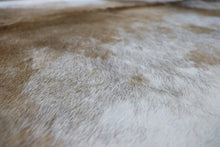Load image into Gallery viewer, Brown White (6.6 X 6.2 ft.) Exact As Photo BRAZILIAN Cowhide Rug | 100% Natural Cowhide Area Rug | Real Leather Cow Skin Rug | BZ422
