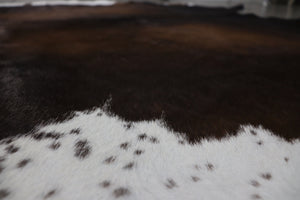 Tricolor (6.5 X 5.10 ft.) Exact As Photo BRAZILIAN Cowhide Rug | 100% Natural Cowhide Area Rug | Real Leather Cow Skin Rug | BZ436