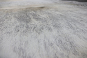 Grey White (7 X 7 ft.) Exact As Photo BRAZILIAN Cowhide Rug | 100% Natural Cowhide Area Rug | Real Leather Cow Skin Rug | BZ450