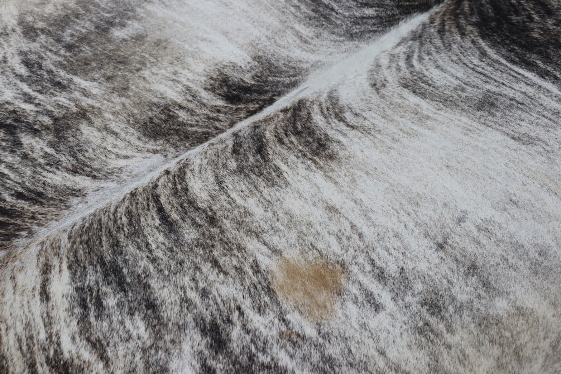 Tricolor Brindle (7.9 X 6.6 ft.) Exact As Photo BRAZILIAN Cowhide Rug | 100% Natural Cowhide Area Rug | Real Leather Cow Skin Rug | BZ452