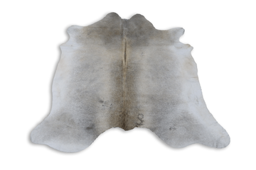 Grey (6.6 X 6.9 ft.) Exact As Photo BRAZILIAN Cowhide Rug | 100% Natural Cowhide Area Rug | Real Leather Cow Skin Rug | BZ468
