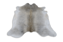 Load image into Gallery viewer, Grey (6.6 X 6.9 ft.) Exact As Photo BRAZILIAN Cowhide Rug | 100% Natural Cowhide Area Rug | Real Leather Cow Skin Rug | BZ468
