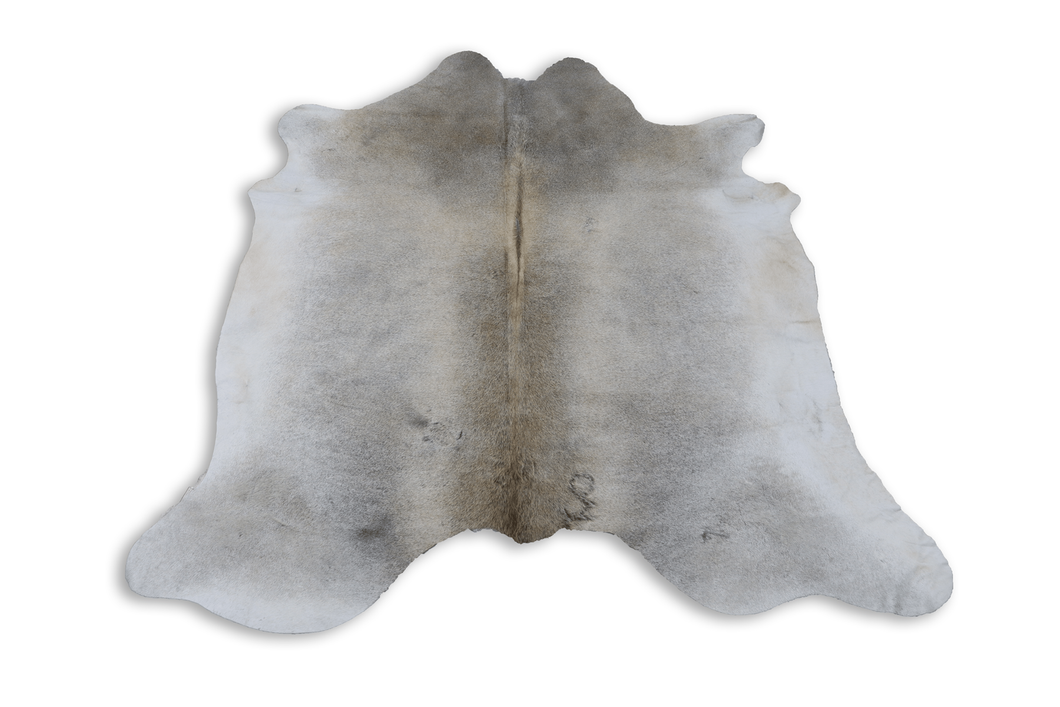 Grey (6.6 X 6.9 ft.) Exact As Photo BRAZILIAN Cowhide Rug | 100% Natural Cowhide Area Rug | Real Leather Cow Skin Rug | BZ468