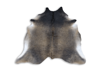 Load image into Gallery viewer, Tricolor (6.7 X 5.8 ft.) Exact As Photo BRAZILIAN Cowhide Rug | 100% Natural Cowhide Area Rug | Real Leather Cow Skin Rug | BZ470
