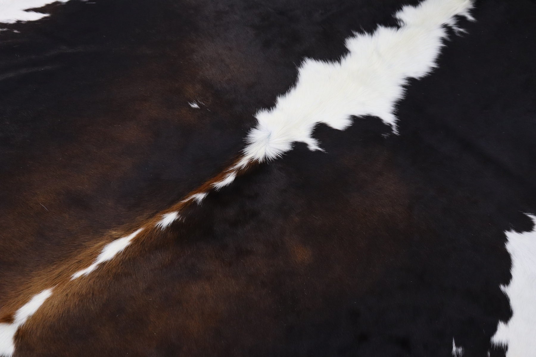 Tricolor (7.5 X 7 ft.) Exact As Photo BRAZILIAN Cowhide Rug | 100% Natural Cowhide Area Rug | Real Leather Cow Skin Rug | BZ495