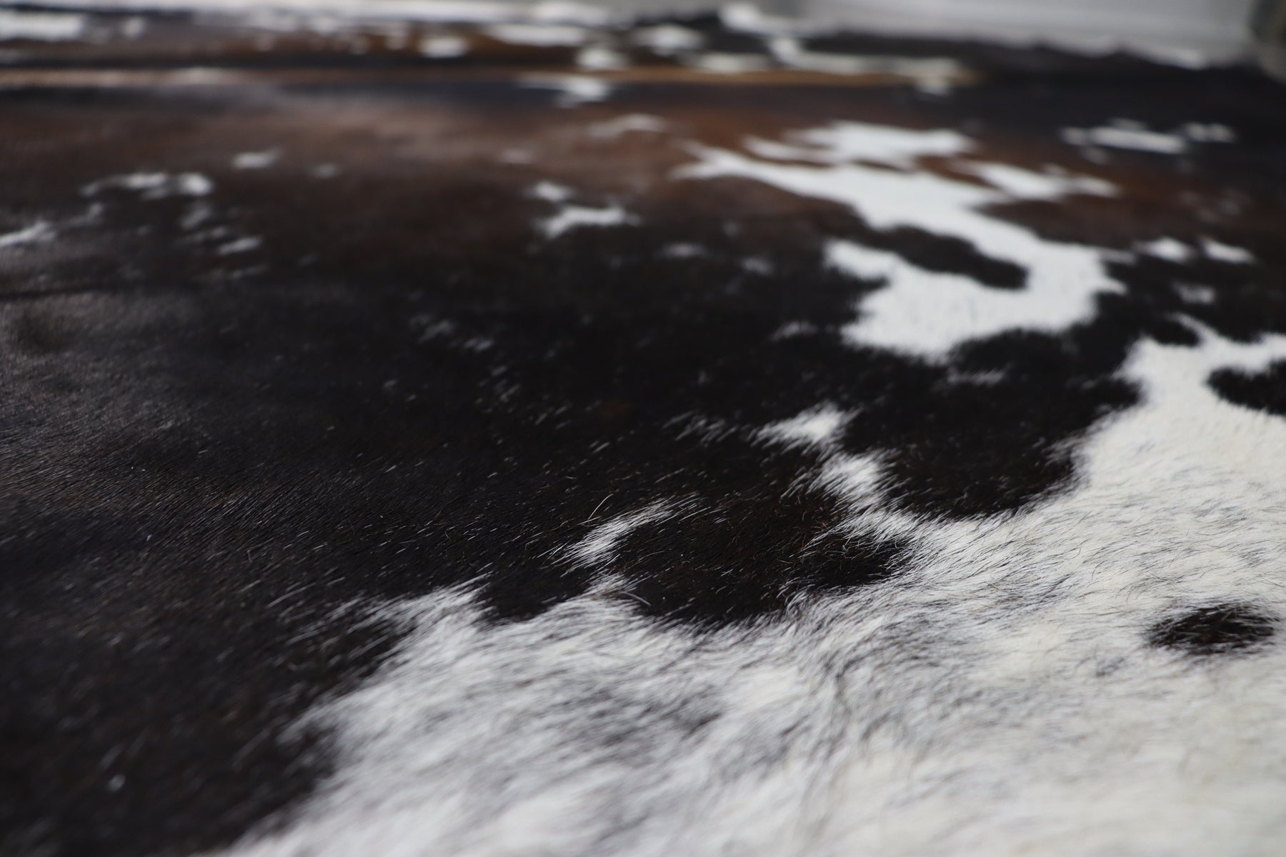 Tricolor (8.7 X 6.9 ft.) Exact As Photo BRAZILIAN Cowhide Rug | 100% Natural Cowhide Area Rug | Real Leather Cow Skin Rug | BZ497