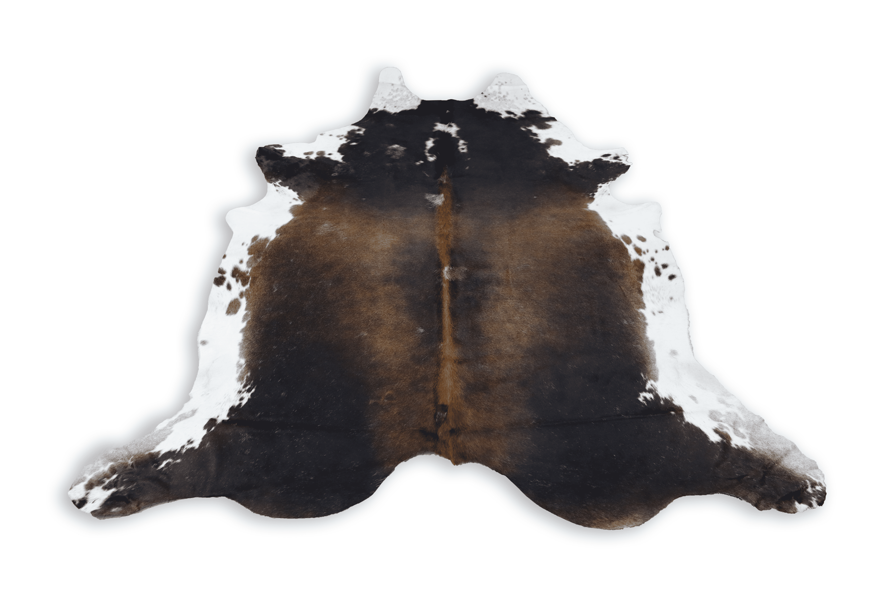 Tricolor (8.5 X 8 ft.) Exact As Photo BRAZILIAN Cowhide Rug | 100% Natural Cowhide Area Rug | Real Leather Cow Skin Rug | BZ502