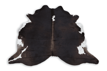 Load image into Gallery viewer, Tricolor (7.1 X 6.9 ft.) Exact As Photo BRAZILIAN Cowhide Rug | 100% Natural Cowhide Area Rug | Real Leather Cow Skin Rug | BZ505
