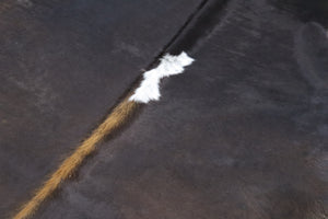 Tricolor (7.1 X 6.9 ft.) Exact As Photo BRAZILIAN Cowhide Rug | 100% Natural Cowhide Area Rug | Real Leather Cow Skin Rug | BZ505