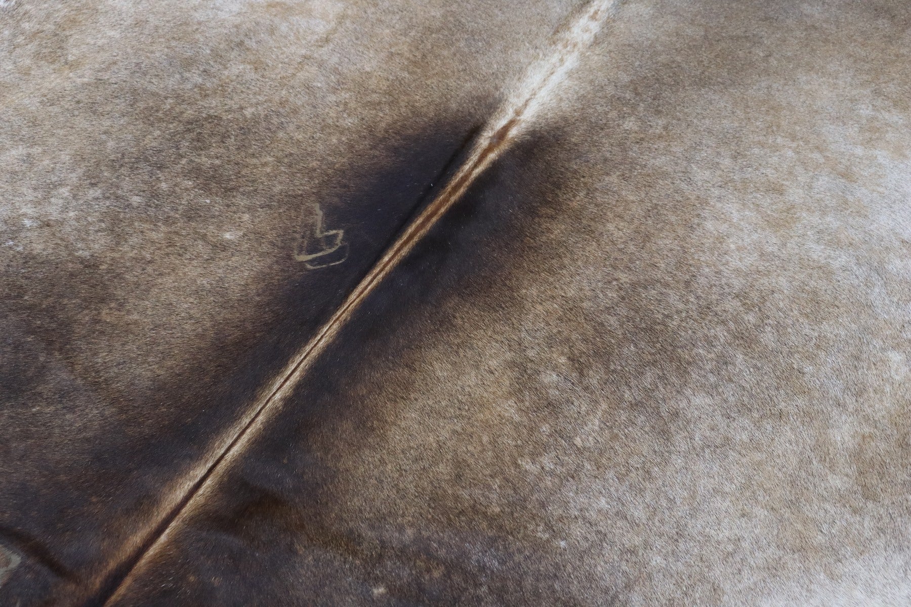 Tricolor (7.5 X 6 ft.) Exact As Photo BRAZILIAN Cowhide Rug | 100% Natural Cowhide Area Rug | Real Leather Cow Skin Rug | BZ510