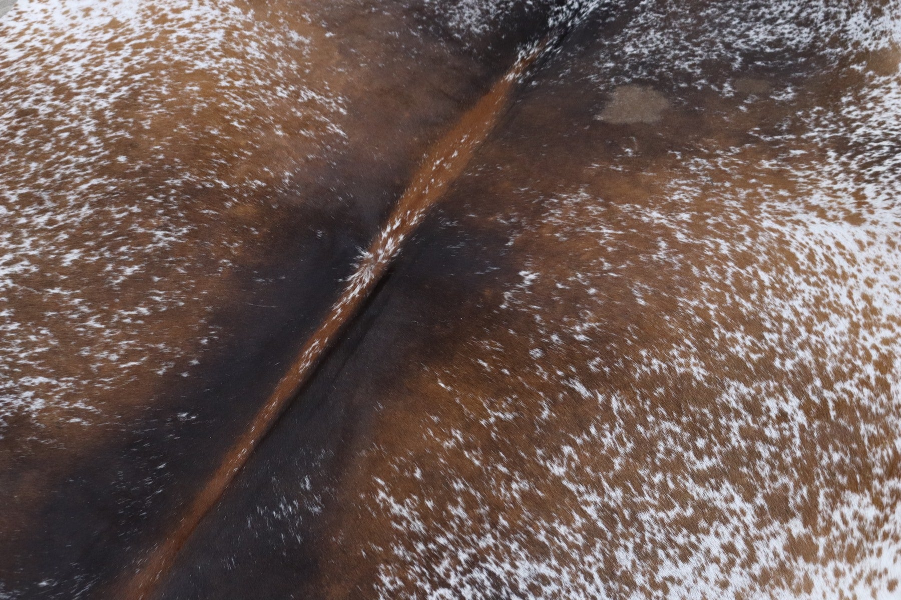 Tricolor (7.4 X 6.5 ft.) Exact As Photo BRAZILIAN Cowhide Rug | 100% Natural Cowhide Area Rug | Real Leather Cow Skin Rug | BZ514