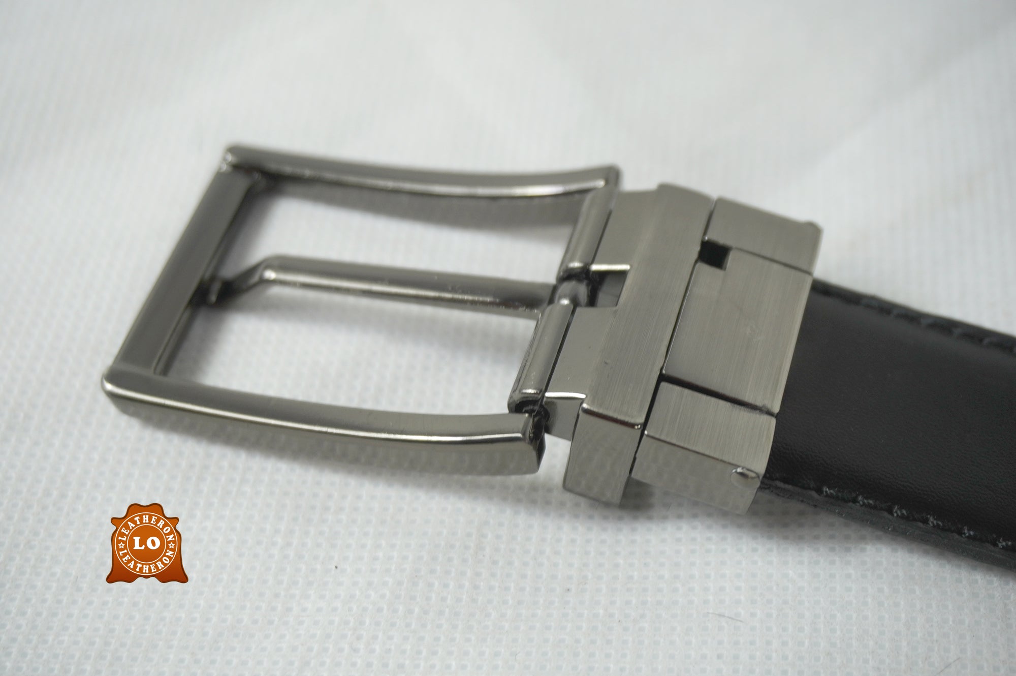 Double-Sided Leather Belt - Handmade, Reversible, Unisex Belt