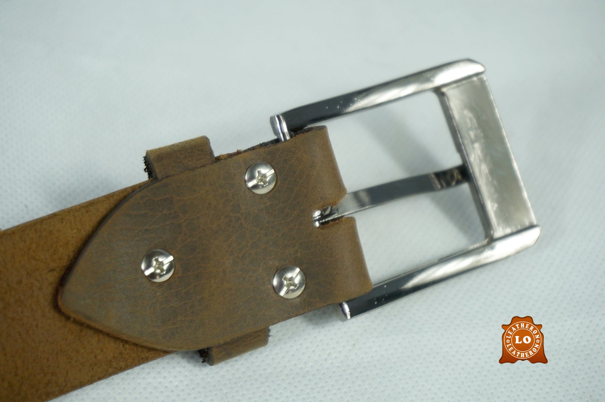 Classic Handmade Real Leather Belt – Durable, Elegant, and Adjustable