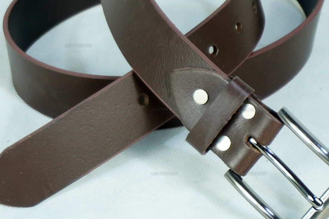 Leather Belt for Men/Women - Handcrafted, Timeless Design