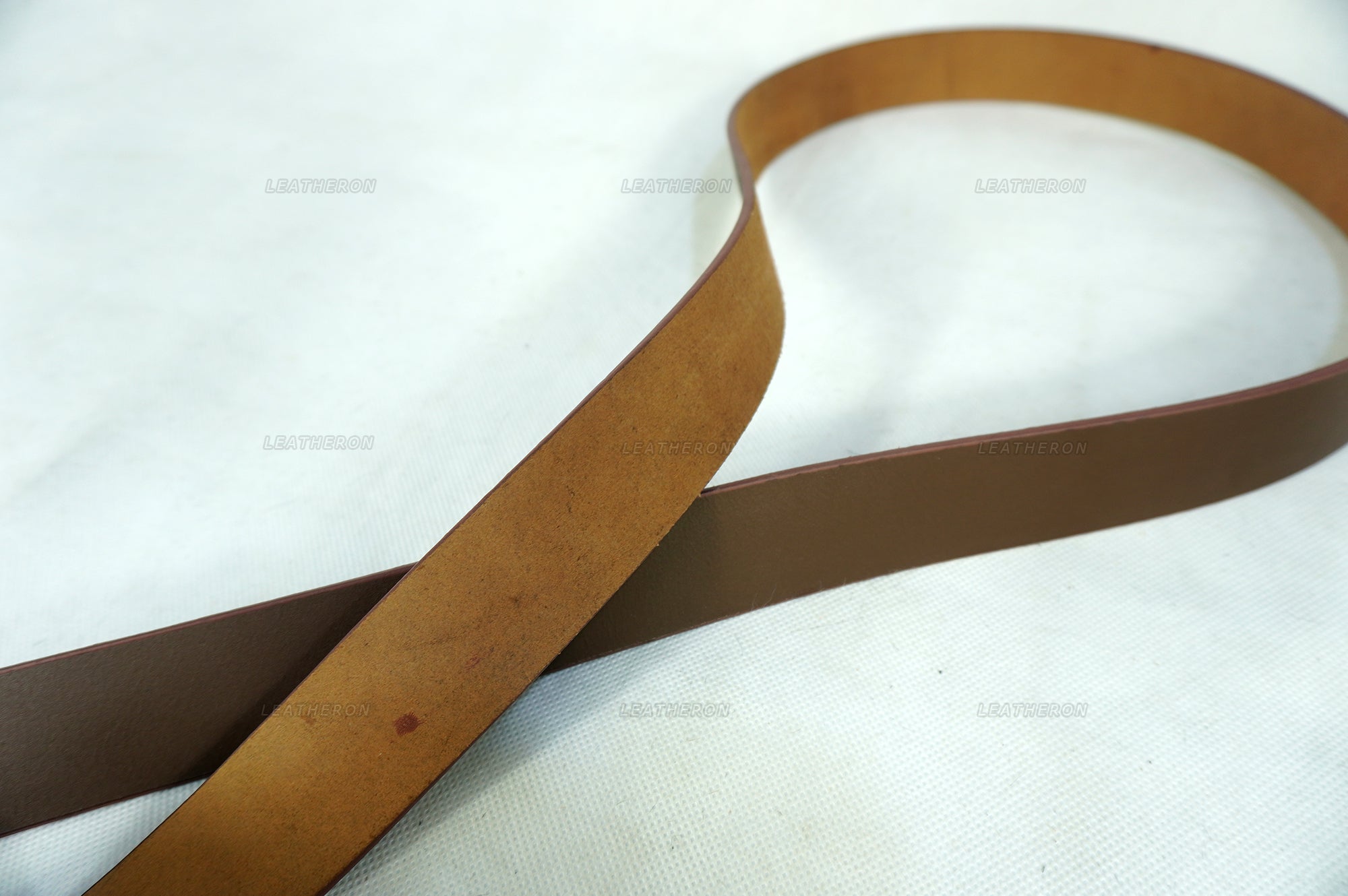 Handmade Real Leather Belt with Adjustable & Removeable Metal Buckle