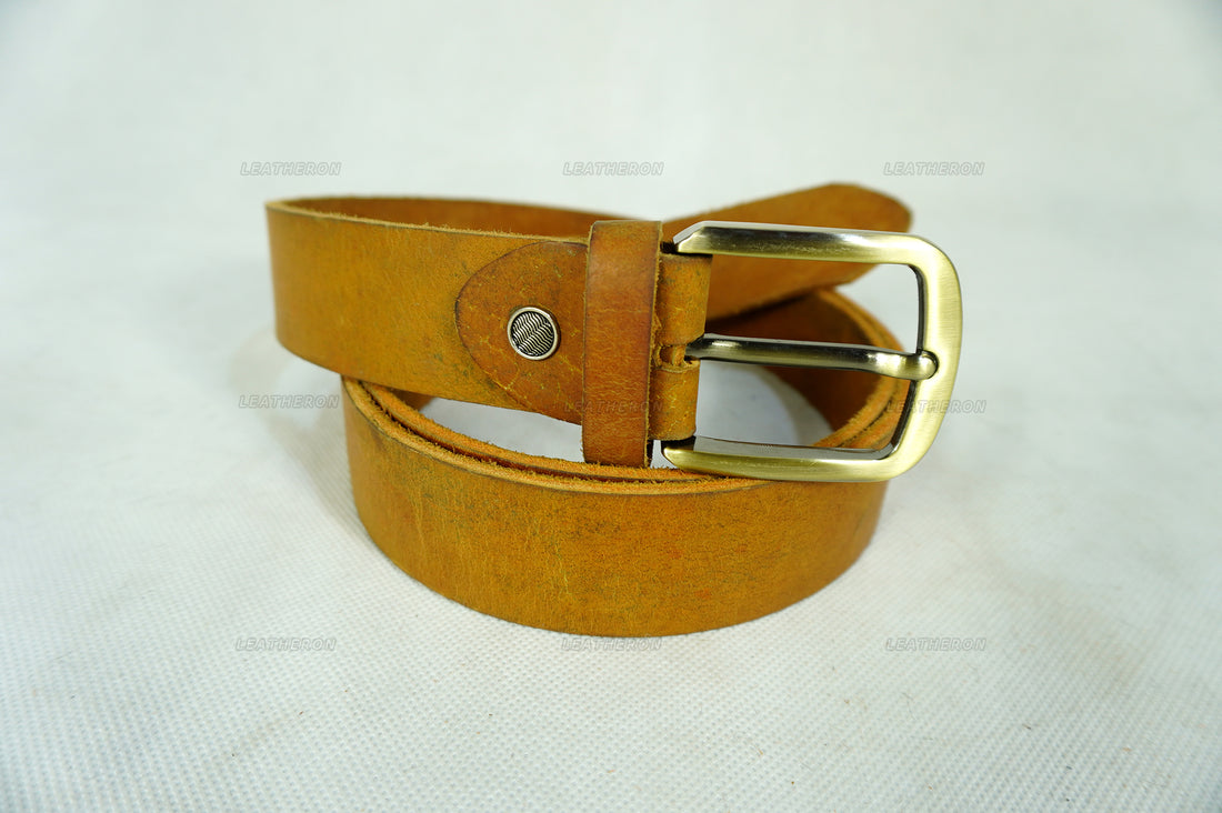 Premium Leather Belt - Handmade, Elegant Design